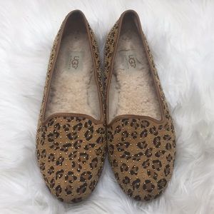 Leopard Ugg Alloway Flats loafers
